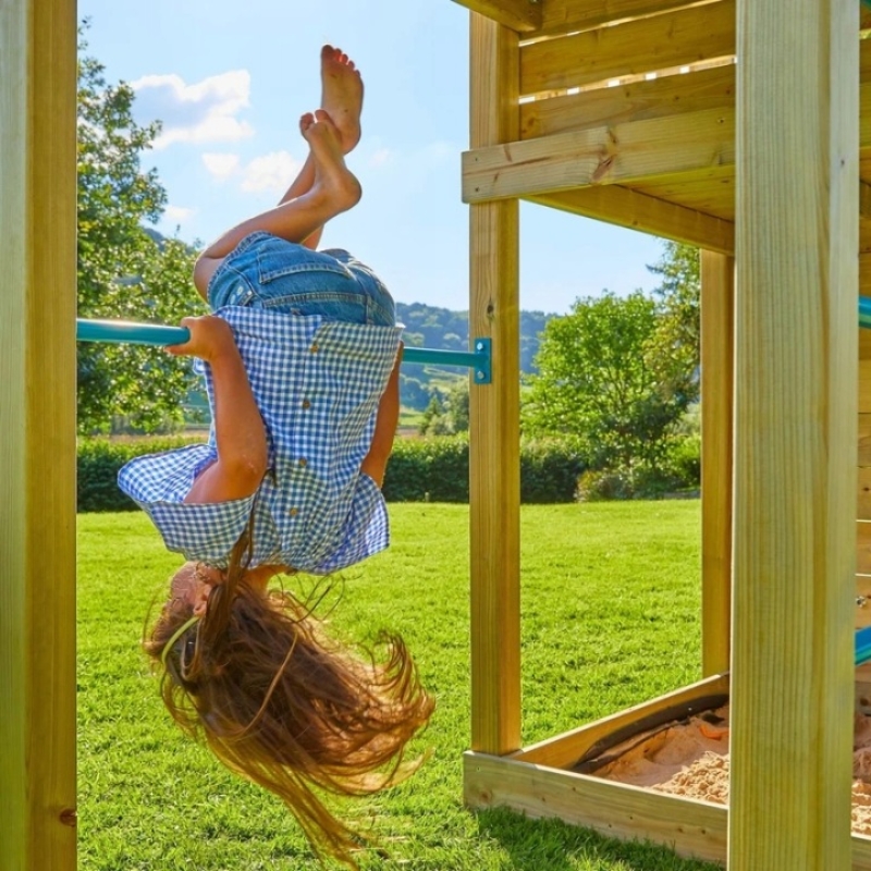 TP Toys Podest Sky Deck z Drążkami Wspinaczkowymi Moduł do Wieży Skywood