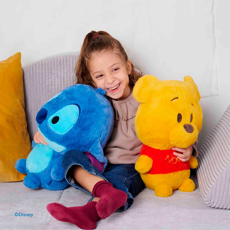 Disney Huggables Maskotka Kubuś Puchatek Pluszak Pluszowa Zabawka Miękki Przytulanka 35cm 0m+ 
