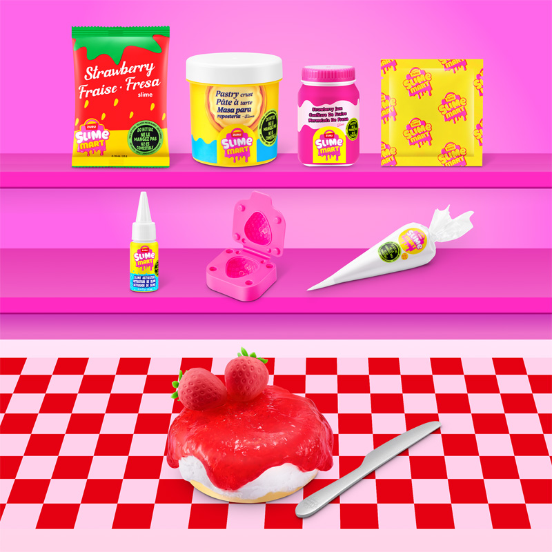 Zestaw Kreatywny Slime Mart Sernik