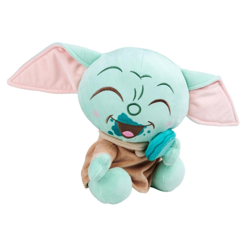 Disney Star Wars Maskotka Mandalorian Grogu Z Makaronikiem Baby Yoda Pluszowa Zabawka