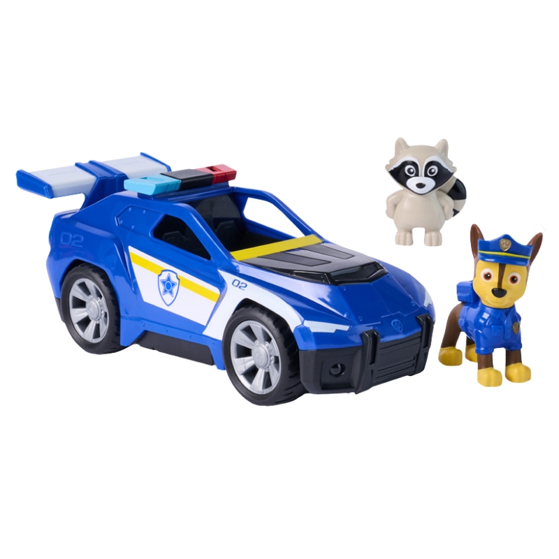 Psi Patrol Search Rescue Radiowóz Chase Pojazd Napęd Pull-Back + Figurka Szop