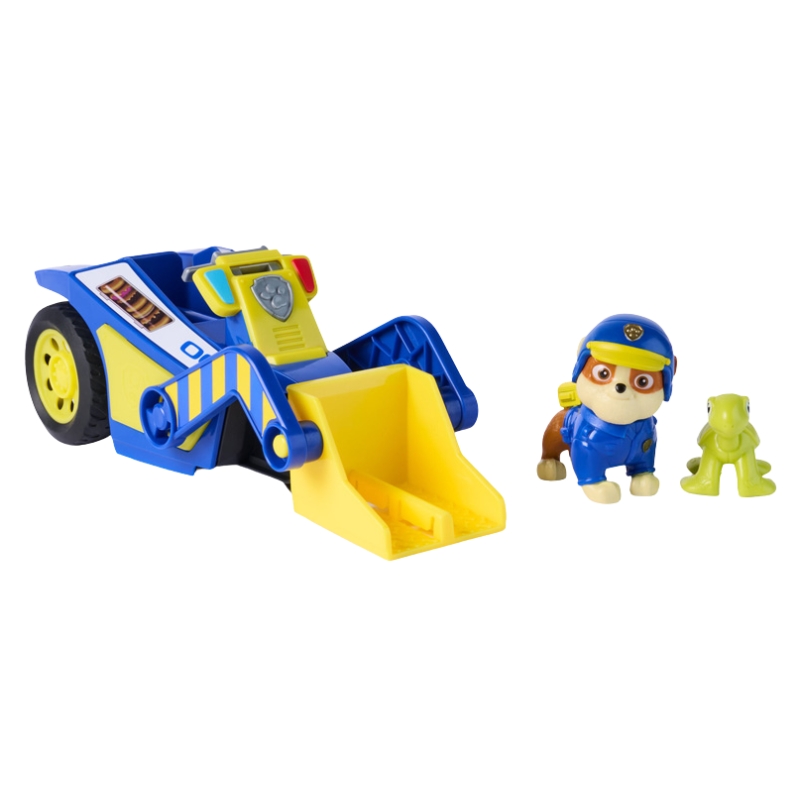 Psi Patrol Search Rescue Buldożer Rubble Pojazd Napęd Pull-Back + Figurka Żółw