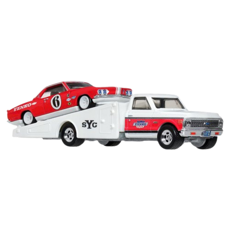 Hot Wheels Premium Team Transport 2024 Ford Mustang RTR Spec 5-FD & Aero Lift