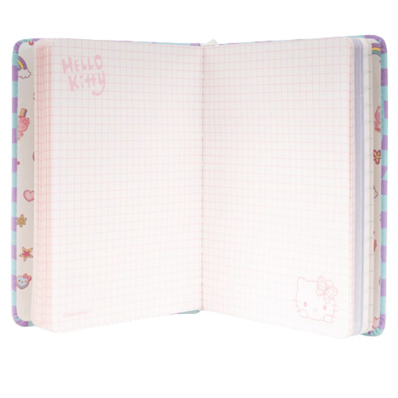 Coolpack Notes Pamiętnik Zeszyt B6 100 K Squishy 3D Hello Kitty w kratkę