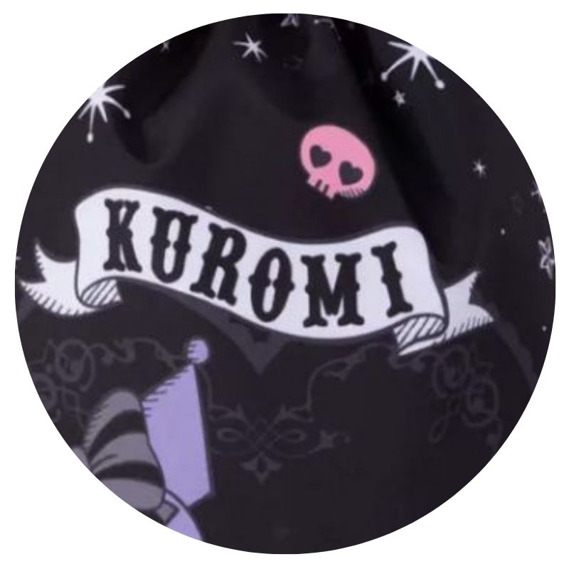 znaczek Coolpack Kuromi Beta Worek Na Buty Wf Sportowy Gimnastyczny Czarny