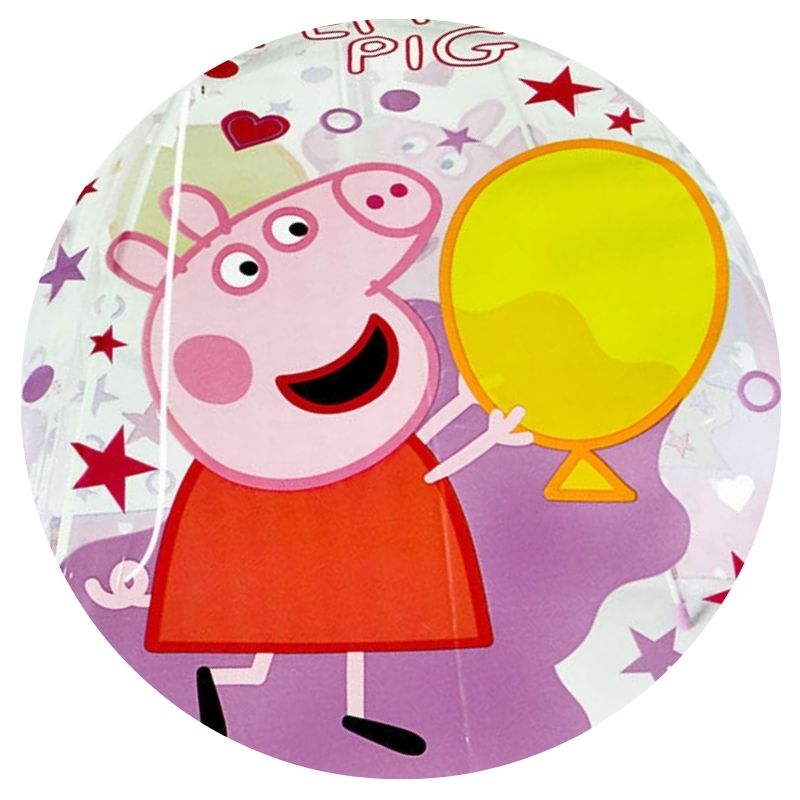 Parasolka Dziecięca Parasol Automatyczny Peppa Pig Różowy Ze Świnką Peppą Dla Dzieci 3+