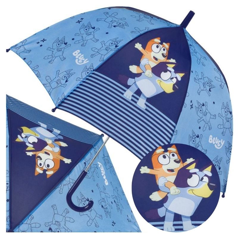 Mała Parasolka Dziecięca Parasol Automatyczny Niebieski Pies Bluey Dla Dzieci 3+