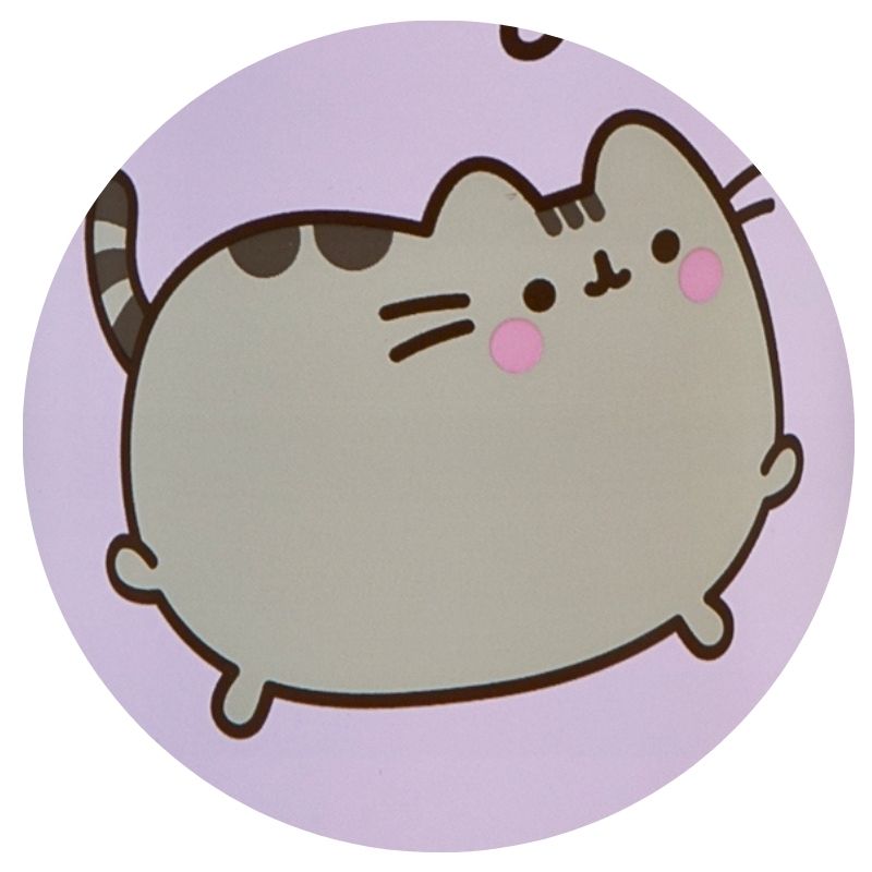 Duża Butelka Termiczna Aluminiowa Izolowana Zakręcana Pusheen Liliowa 600ml