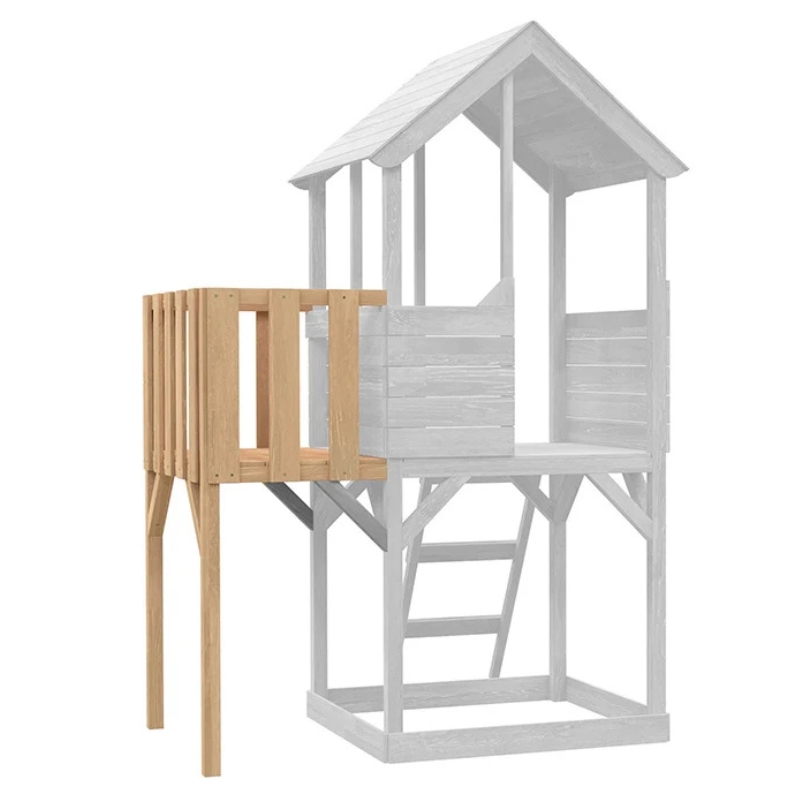 Drewniany Balkon Do Rozbudowy Wieży TP Treehouse
