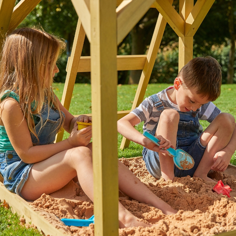 TP Toys Drewniana Wieża Treehouse Plac Zabaw Do Ogrodu FSC