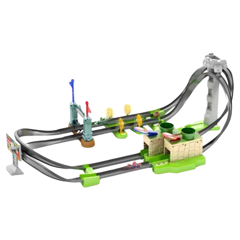 Hot Wheels Mariokart Tor Wyścigowy Zestaw Super Mario Bros 5+