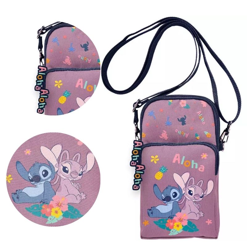 Paso Saszetka Na Telefon Torebka Na Szyję Na Sznurku Podręczna Stitch Aloha