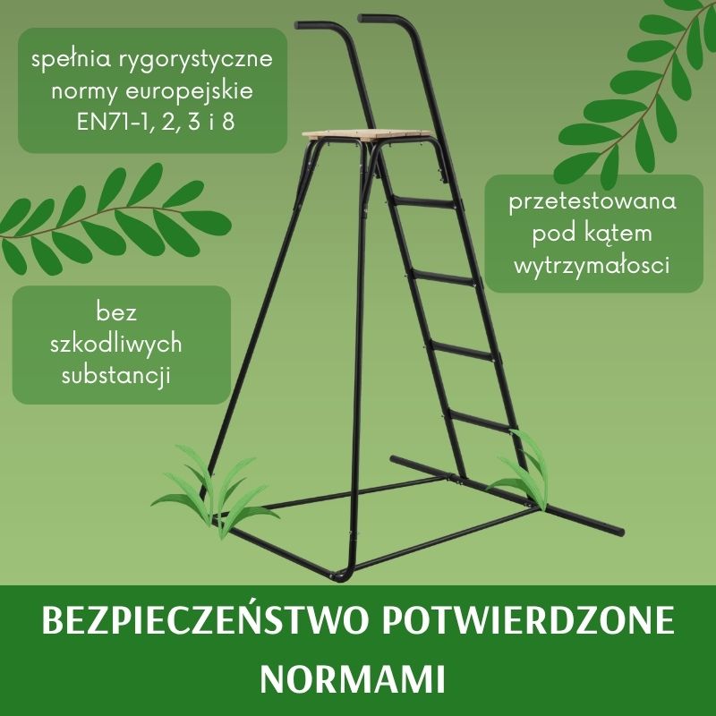 Drabinka Do Zjeżdżalni Podestowa Wolnostojący Podest Ogrodowy Na Ogród