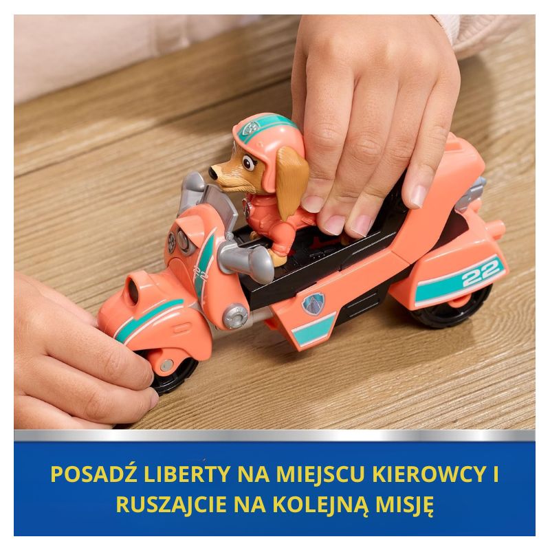 Zabawka Psi Patrol Liberty Paw Patrol Pojazd Z Figurką Zestaw Dla Dzieci Figurka