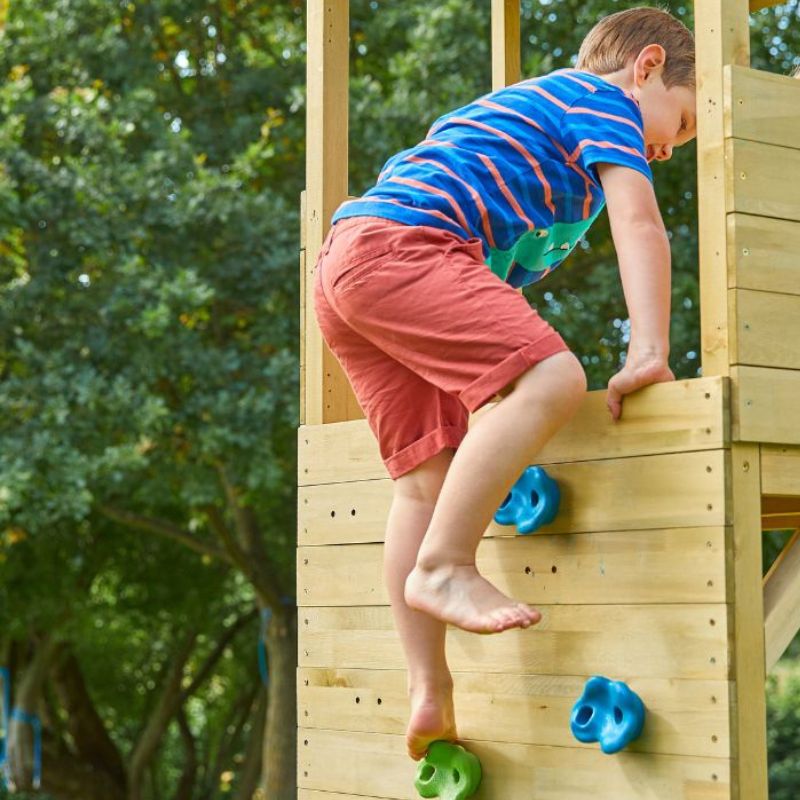 Ścianka Wspinaczkowa Uchwyty Do Wspinaczki Moduł Dodatek Rozbudowa Wieży Treehouse TP Toys