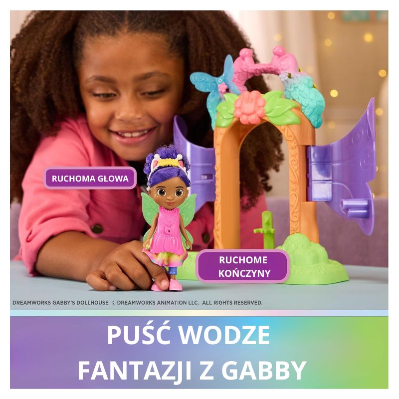 Koci Domek Gabi Zestaw Lalka Wróżkowa Gabi Transformacja Wróżki Spin Master 3+ 