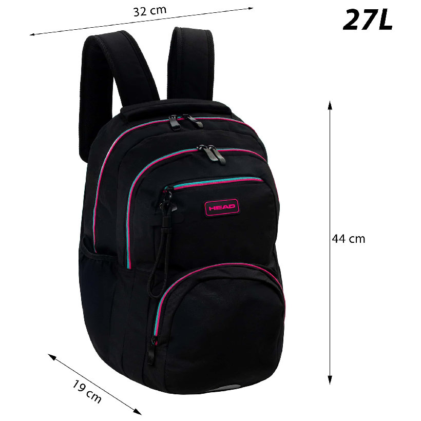 Astrabag Plecak Szkolny Trzykomorowy Pojemny Odblaski Lekki