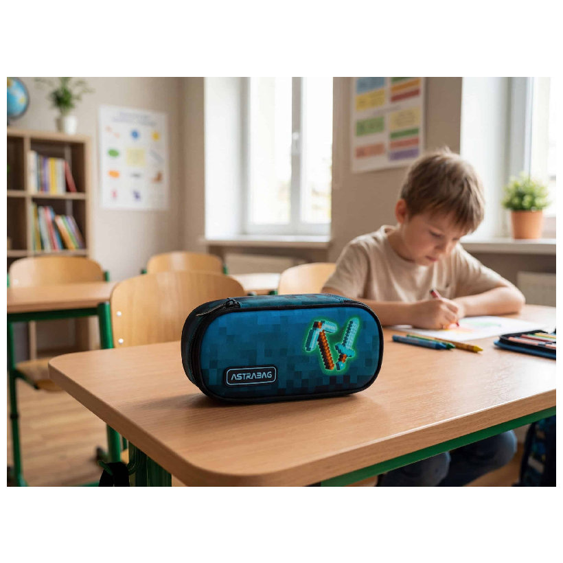 Astrabag Piórnik Jednokomorowy Saszetka Etui Na Przybory Szkolne