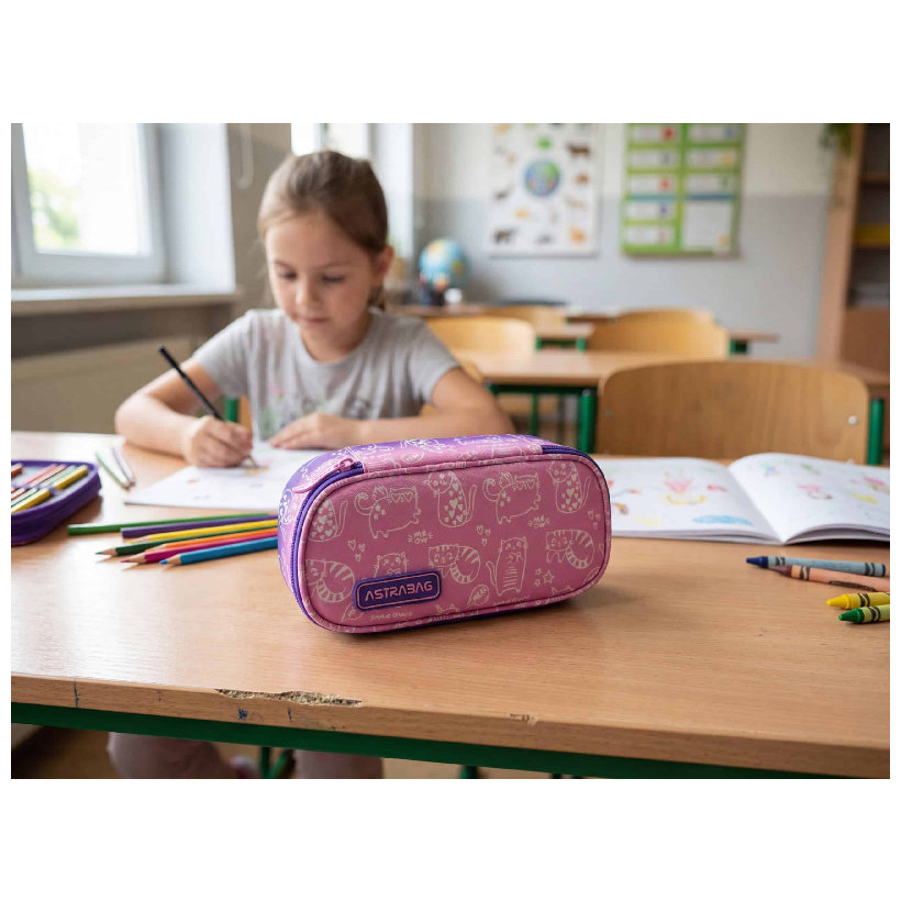Astrabag Piórnik Jednokomorowy Saszetka Etui Na Przybory Szkolne