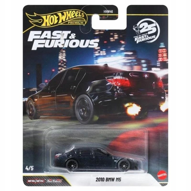Hot Wheels Premium Fast & Furious Autko Kolekcjonerskie