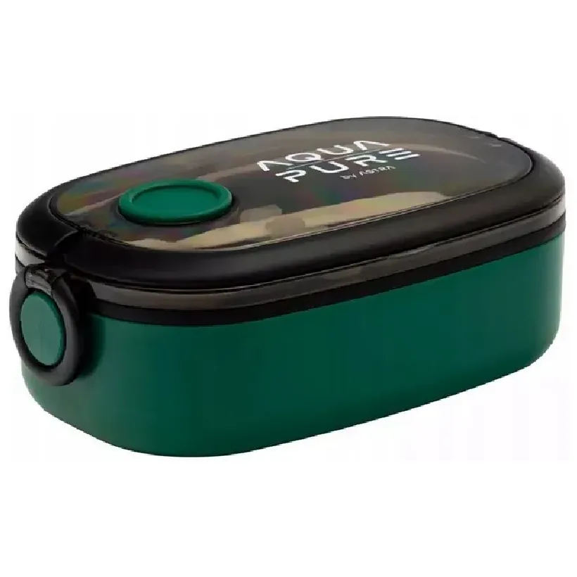 Astra Aqua Pure Śniadaniówka Ze Sztućcami Zestaw Lunchbox + Sztućce Do Szkoły Szkolny