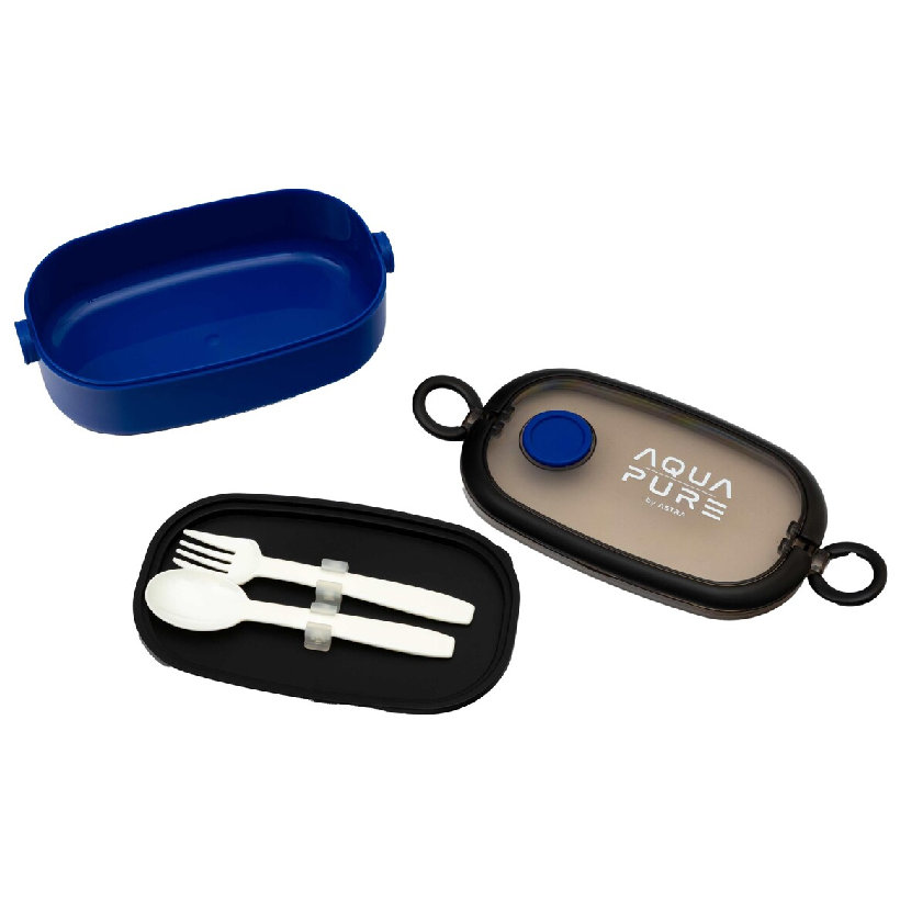 Astra Aqua Pure Śniadaniówka Ze Sztućcami Zestaw Lunchbox + Sztućce Do Szkoły Szkolny