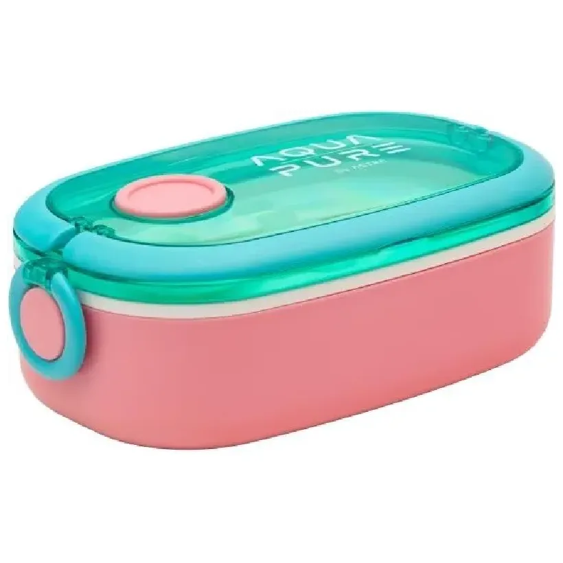 Astra Aqua Pure Śniadaniówka Ze Sztućcami Zestaw Lunchbox + Sztućce Do Szkoły Szkolny