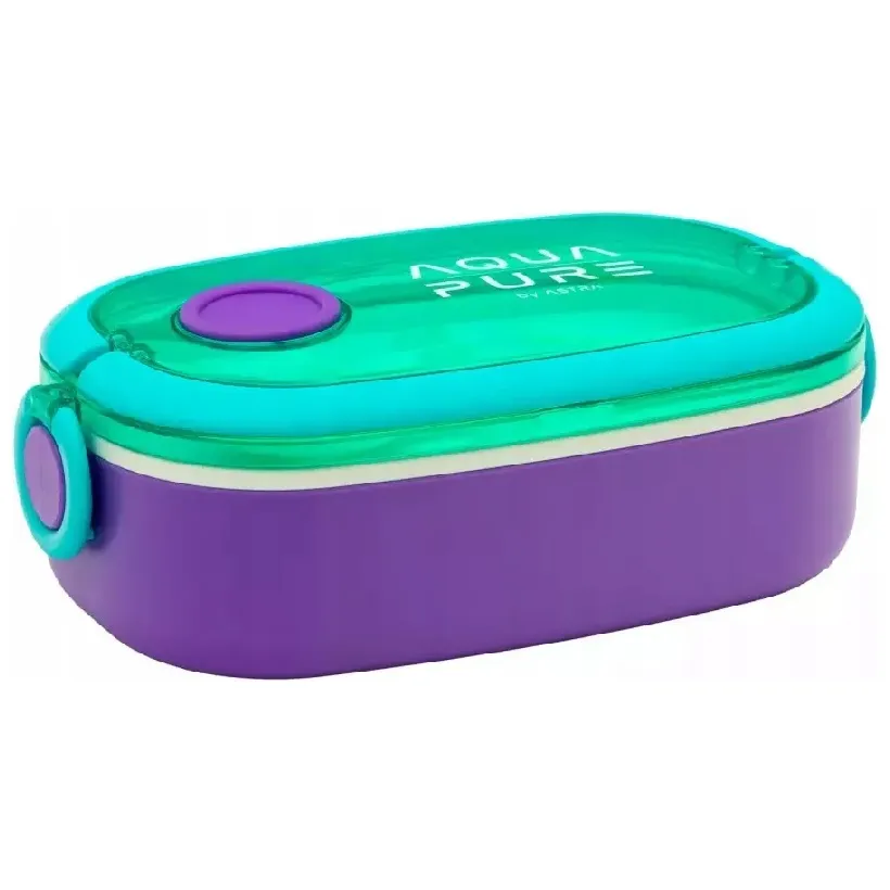 Astra Aqua Pure Śniadaniówka Ze Sztućcami Zestaw Lunchbox + Sztućce Do Szkoły Szkolny