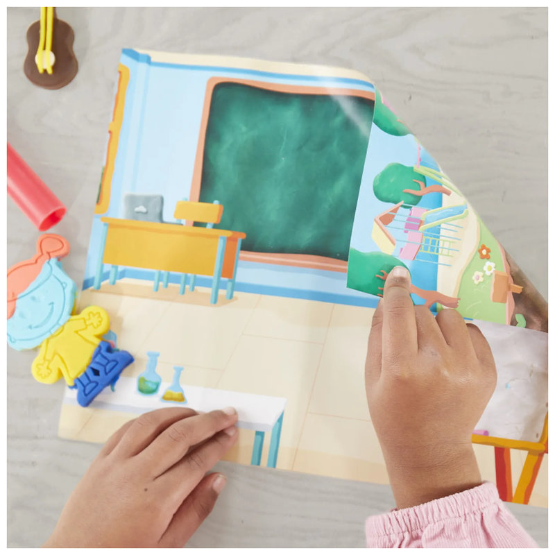 Play-Doh Ciastolina Zestaw Masa Plastyczna School Day Autobus Szkolny Akcesoria 3+