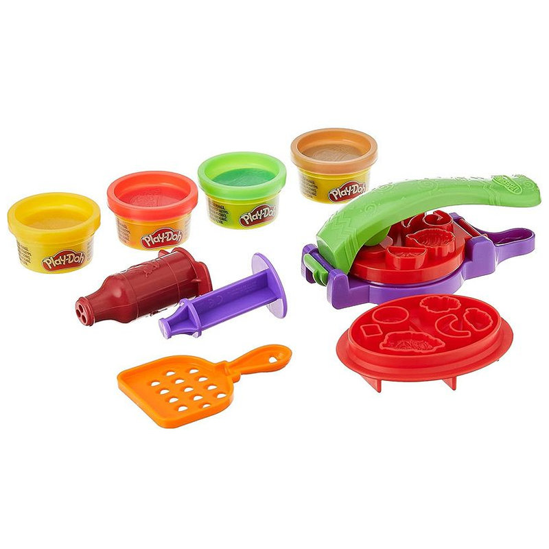 Play-Doh Kitchen Creations Ciastolina Masa Plastyczna Seria Kuchenna Zestaw Taco Tortille Akcesoria 3+
