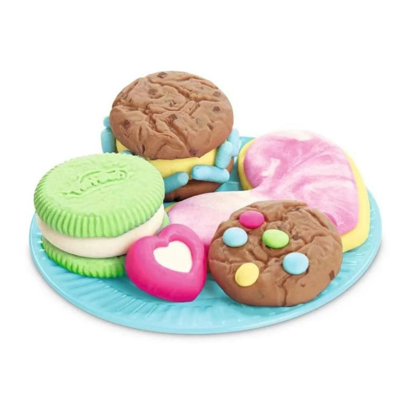Play-Doh Kitchen Creations Ciastolina Masa Plastyczna Seria Kuchenna Zestaw Mleko I Ciasteczka Akcesoria 3+
