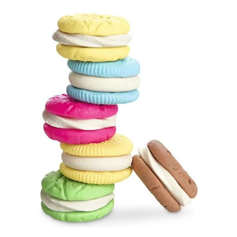 Play-Doh Kitchen Creations Ciastolina Masa Plastyczna Seria Kuchenna Zestaw Mleko I Ciasteczka Akcesoria 3+