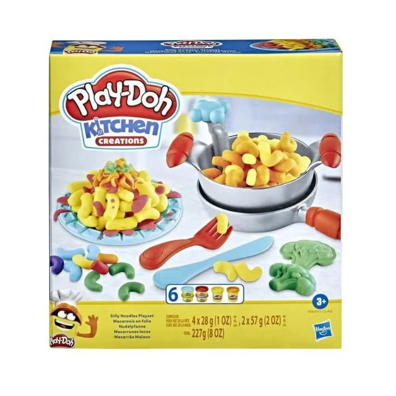 Play-Doh Kitchen Creations Ciastolina Masa Plastyczna Seria Kuchenna Zestaw Makaron Akcesoria 3+ 