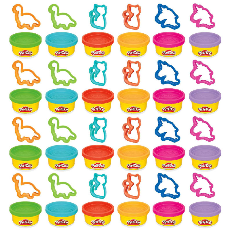 Play-Doh Ciastolina Mega Zestaw Imprezowy Party Favor Pack Masa Plastyczna 24 Tuby 3+