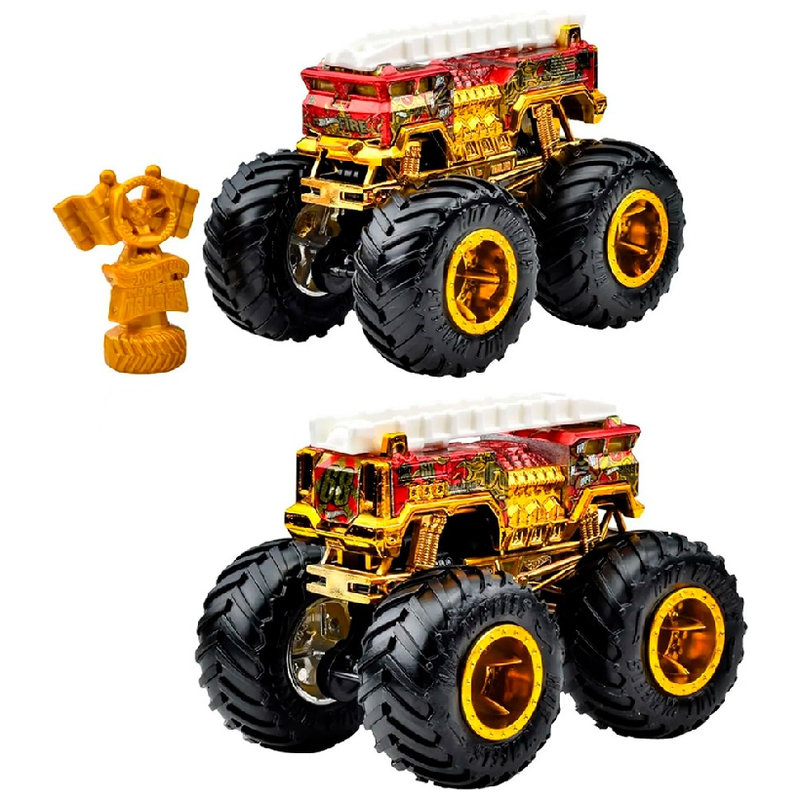 Hot Wheels Monster Trucks Trophy Champions Pojazd Samochodzik Autko Ciężarówka
