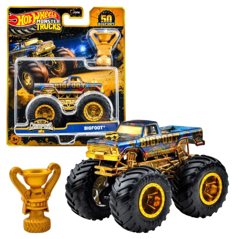 Hot Wheels Monster Trucks Trophy Champions Pojazd Samochodzik Autko Ciężarówka