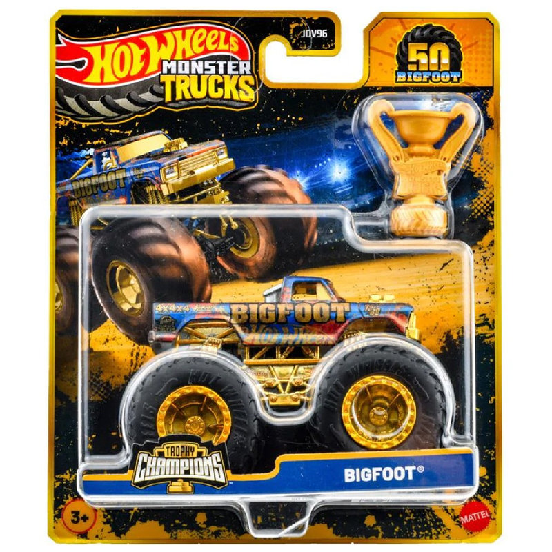 Hot Wheels Monster Trucks Trophy Champions Pojazd Samochodzik Autko Ciężarówka