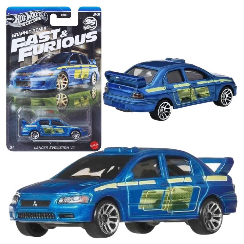 Hot Wheels Szybcy I Wściekli Fast & Furious Graphic Remix Autko Samochodzik