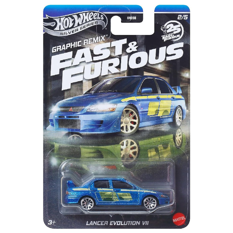 Hot Wheels Szybcy I Wściekli Fast & Furious Graphic Remix Autko Samochodzik