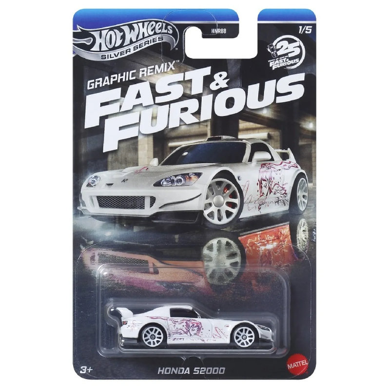 Hot Wheels Szybcy I Wściekli Fast & Furious Graphic Remix Autko Samochodzik
