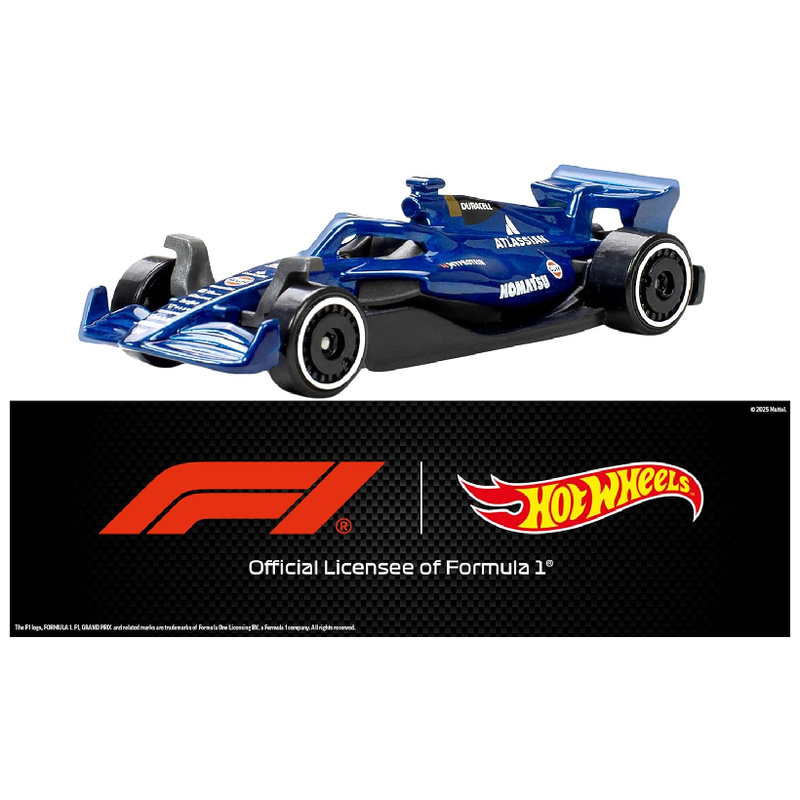 Hot Wheels 5-Pak Samochodziki Bolidy Wyścigowe Formuła 1 F1 Autka Metalowe Zestaw Pięciopak 1:64