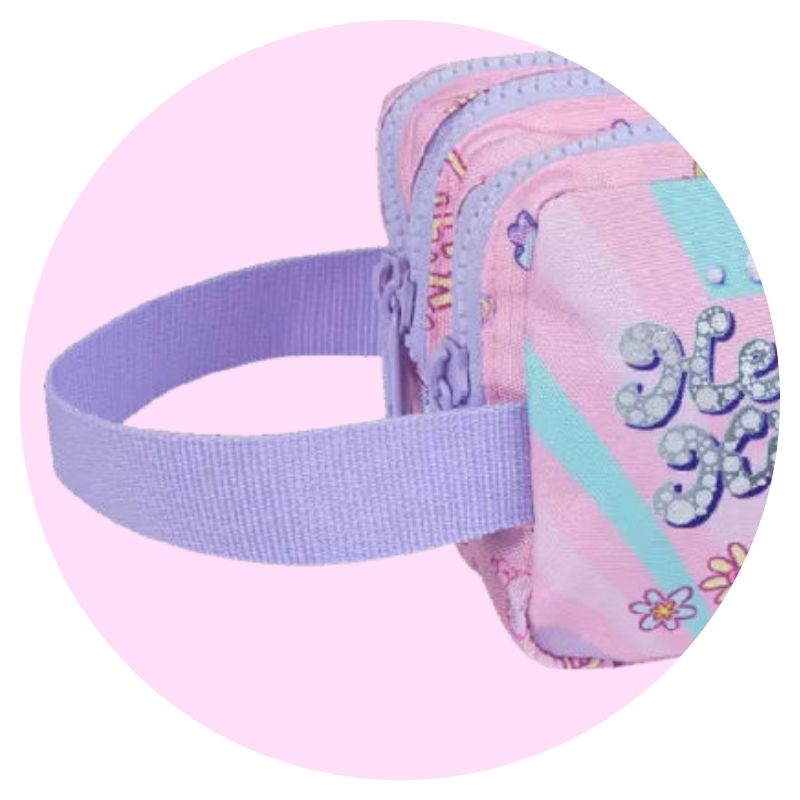 Piórnik Coolpack Hello Kitty Różowy Trzykomorowy Duży Szkolny Saszetka Dla Dziewczynki Pojemny