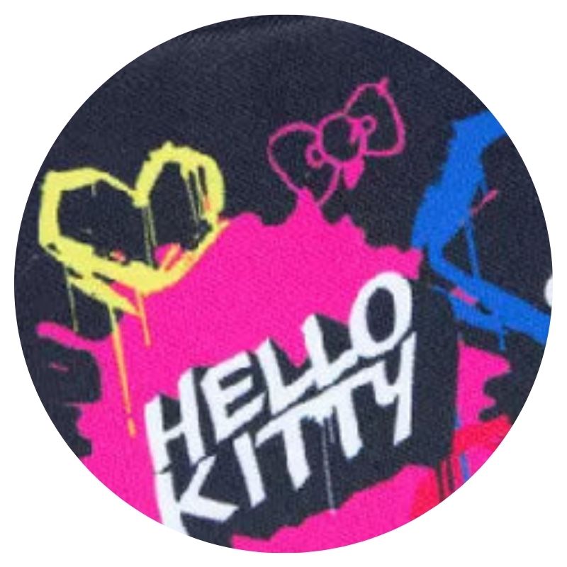 Piórnik Coolpack Hello Kitty Czarny Trzykomorowy Duży Szkolny Saszetka Dla Dziewczynki Pojemny