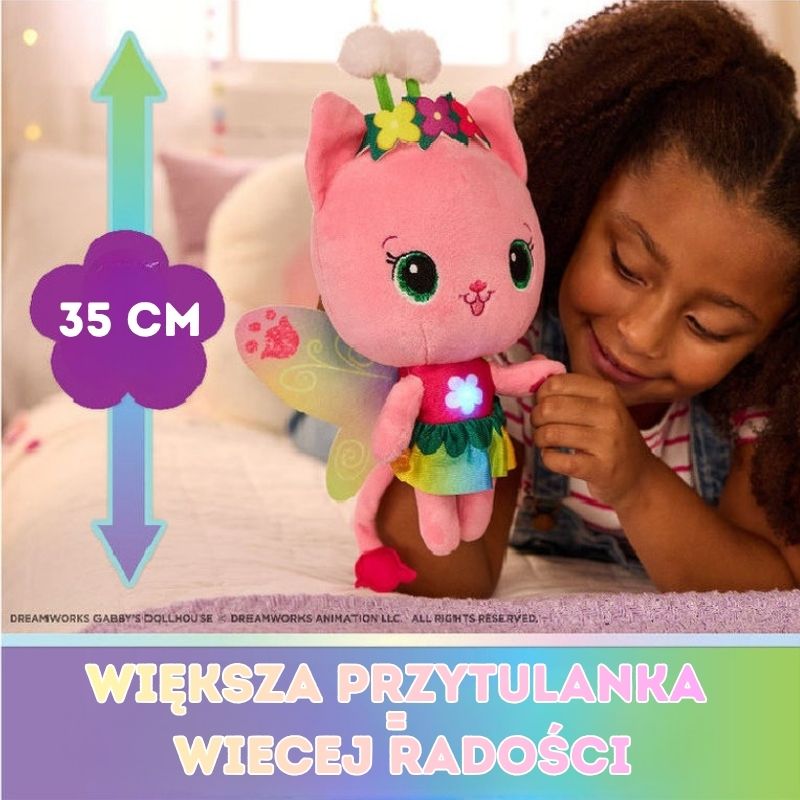 Koci Domek Gabi Wróżkolandia Wróżkicia Pluszowa Ze ŚwiatełkiemInteraktywna Maskotka Pluszak Światło