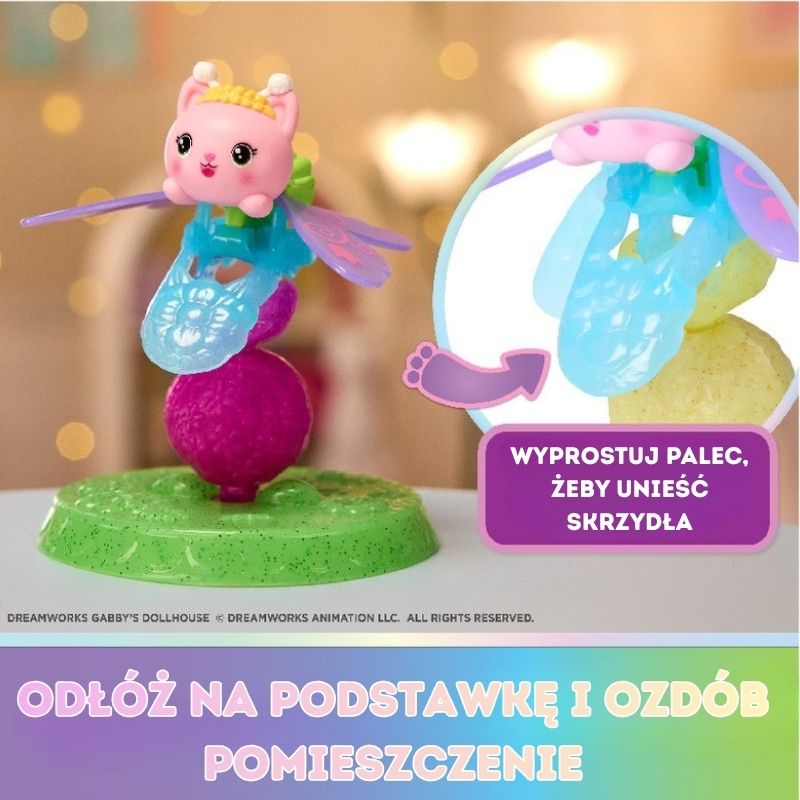 Koci Domek Gabi Wróżkowy Pierścień Pierścionek Biżuteria Ozdoba Dla Dzieci Wróżkolandia