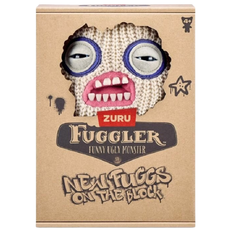Maskotka Pluszak Fuggler New Fuggs on the Block Beżowy Przytulanka Dla Dzieci Pluszowa Zabawka Figurka
