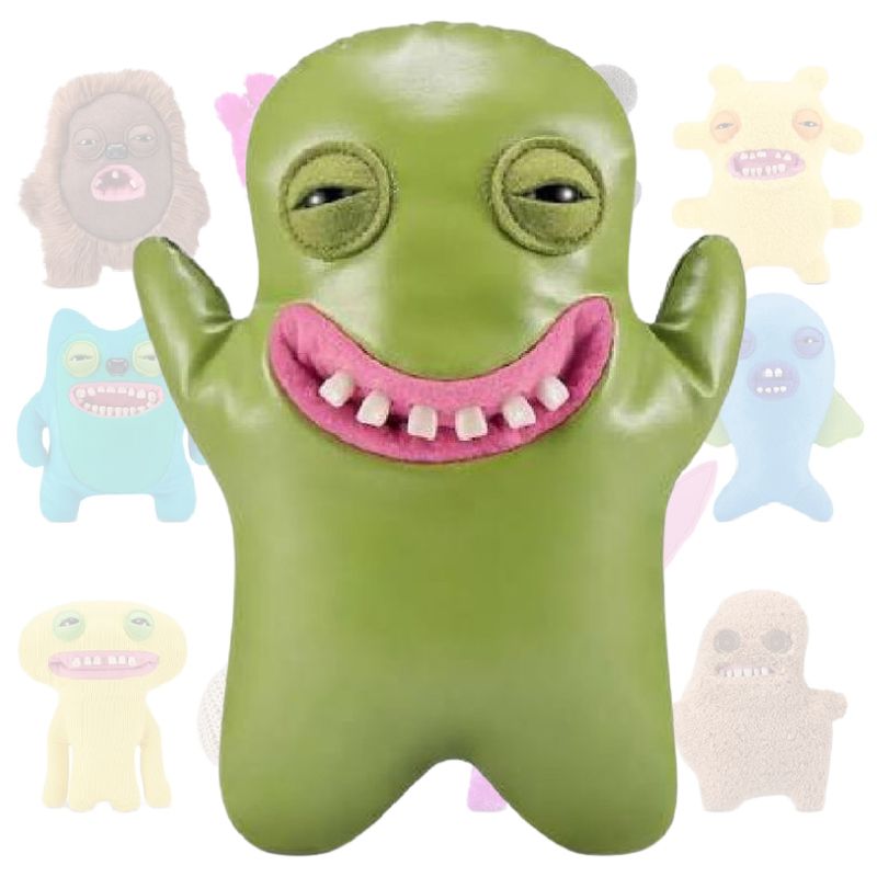 Maskotka Pluszak Zuru Fuggler New Fuggs on the Block Zielona Przytulanka Dla Dzieci Pluszowa Zabawka Figurka