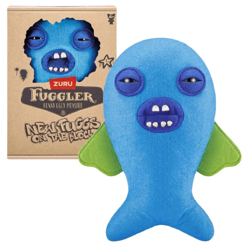 Maskotka Pluszak Zuru Fuggler New Fuggs on the Block Niebieska Przytulanka Dla Dzieci Pluszowa Zabawka Figurka