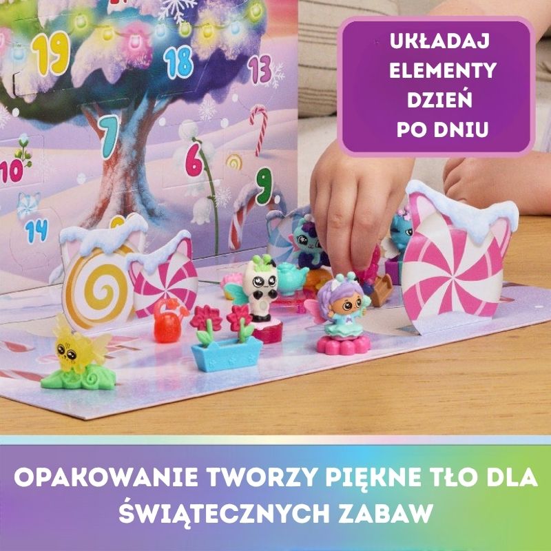 Koci Domek Gabi Kalendarz Adwentowy Z Figurkami Wróżkolandia 24 Okienka Niespodzianki Figurki