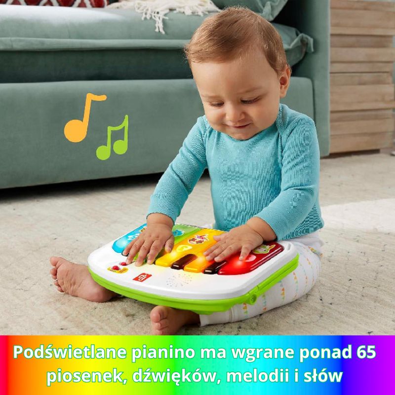 Zabawka Interaktywna Siedzisko Z Pianinkiem Fisher Price Edukacyjne Siedzisko Dla Dzieci Do Nauki